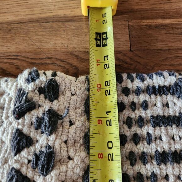 The Farmhouse by Rachel Ashwell Rug Black Cream Shabby Chic Cotton Woven Runner - Picture 13 of 15